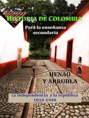 cover image of Historia de Colombia para la enseñanza secundaria,